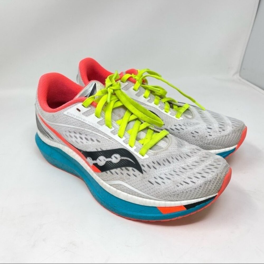 Saucony Endorphin Speed White Mutant Athletic Running Shoes Women's US 9.5